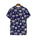 Men's Coconut Palm Tree Print Short Sleeve T-Shirt